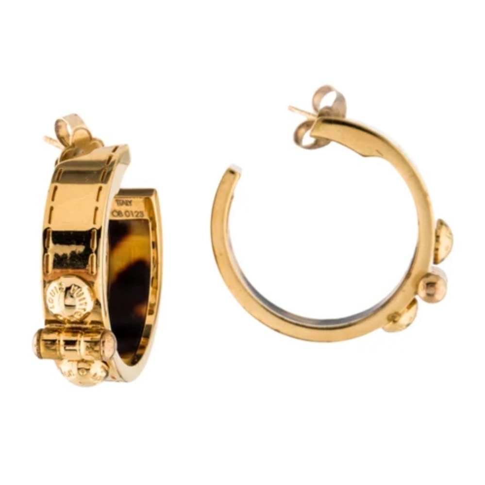 Louis Vuitton 

Resin Inlay Hoop Earrings